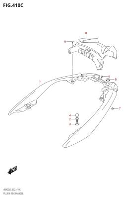 410C - PILLION RIDER HANDLE (AN400A:L5:E19)