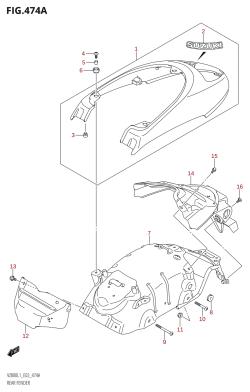 474A - REAR FENDER