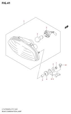 041 - REAR COMBINATION LAMP (LT-A750XPL2 P24)