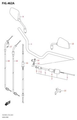 462A - HANDLEBAR (DL650A)