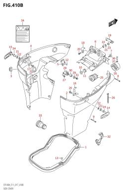 410B - SIDE COVER (DF115AT:E11)