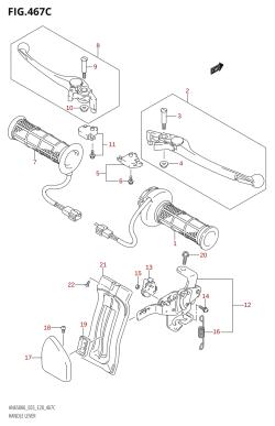 467C - HANDLE LEVER ((K9,L0):E28)