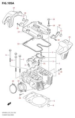 105A - CYLINDER HEAD (REAR)
