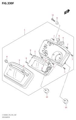 330F - SPEEDOMETER (LT-A500XP:L9:P33)