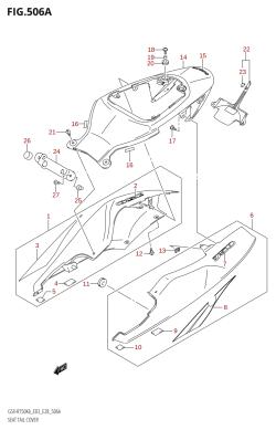 506A - SEAT TAIL COVER (K6)