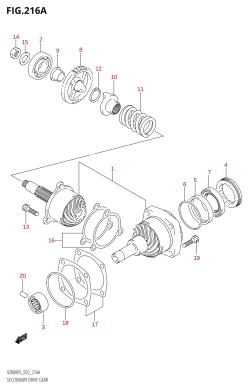 216A - SECONDARY DRIVE GEAR