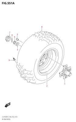 551A - RH REAR WHEEL