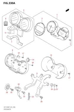 330A - SPEEDOMETER (GSF1250A)