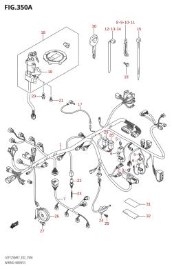 350A - WIRING HARNESS (GSF1250A)
