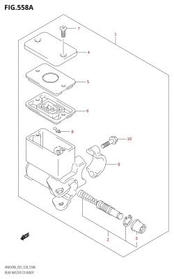 558A - REAR MASTER CYLINDER