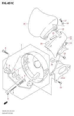 451C - HEADLAMP HOUSING ((SV650,SV650A):K7)