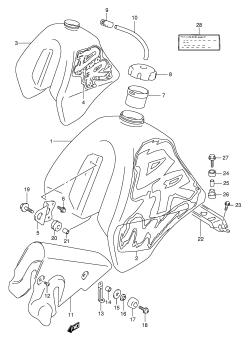 28A - FUEL TANK (MODEL N /​ P)