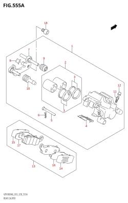 555A - REAR CALIPER