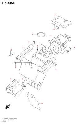 406B - HOLDER (DL1000A:L6:E28)