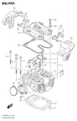 105A - CYLINDER HEAD (REAR) (VZR1800)