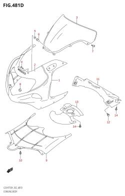 481D - COWLING BODY (K3)