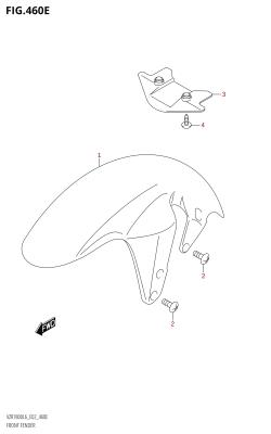 460E - FRONT FENDER (VZR1800BZ:L6:E19)