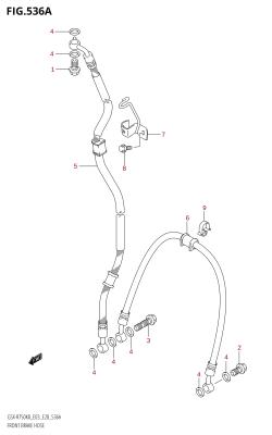 536A - FRONT BRAKE HOSE