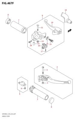 467F - HANDLE LEVER (VZR1800Z:L2:E33)