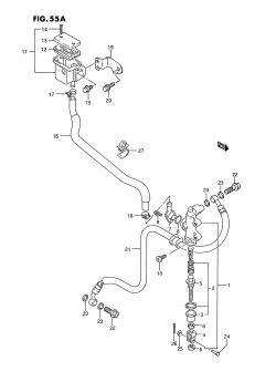 55A - REAR MASTER CYLINDER (MODEL R /​ S)