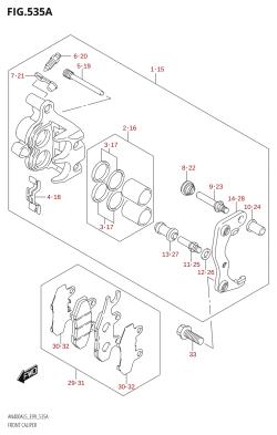 535A - FRONT CALIPER