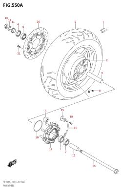 550A - REAR WHEEL (VL1500B:L7:E03)