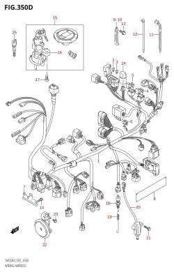 350D - WIRING HARNESS ((SV650A,SV650UA):K7)