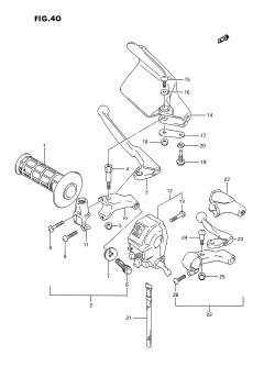 040 - LEFT HANDLE SWITCH