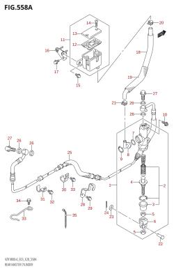 558A - REAR MASTER CYLINDER