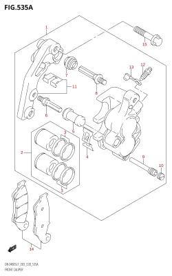 535A - FRONT CALIPER