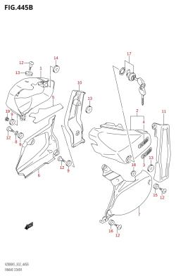 445B - FRAME COVER (VZ800Z:(K7,K8))