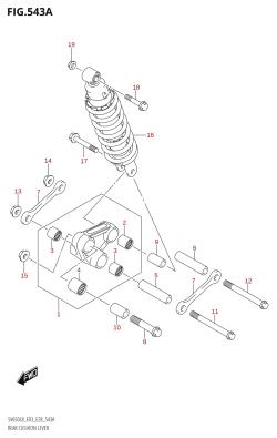 543A - REAR CUSHION LEVER