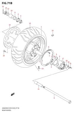 71B - REAR WHEEL (AN650AK5)