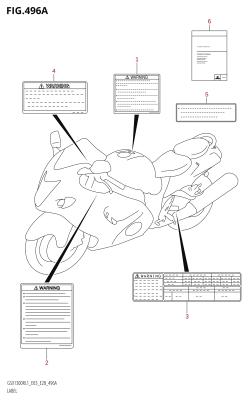 496A - LABEL (GSX1300R:L1:E28)