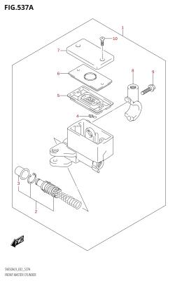 537A - FRONT MASTER CYLINDER (SV650A:L9:E02)