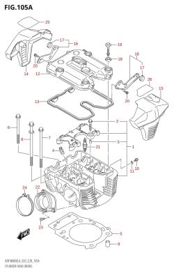 105A - CYLINDER HEAD (REAR)
