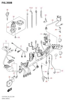 350B - WIRING HARNESS (GSX-R750:L8:E28)