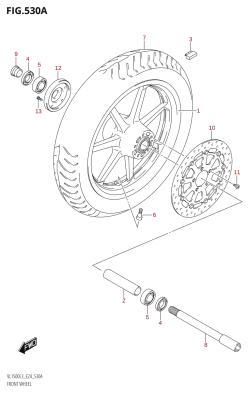 530A - FRONT WHEEL (VL1500:L3:E24)