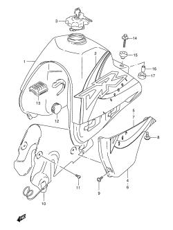 34B - FUEL TANK (MODEL X)