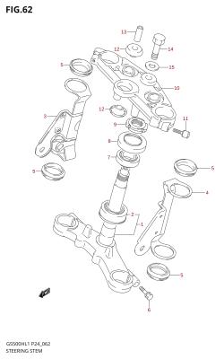 062 - STEERING STEM (GS500H)