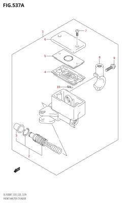 537A - FRONT MASTER CYLINDER