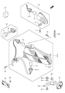 036 - COMBINATION LAMP (MODEL K3 /​ K4)