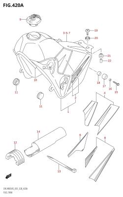 420A - FUEL TANK (K5,K6,K7,K8)