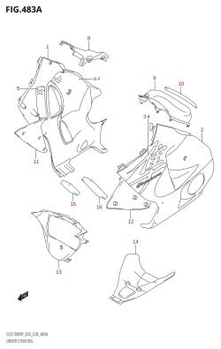 483A - UNDER COWLING (X)