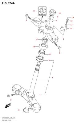 524A - STEERING STEM