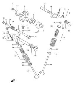 007 - CAM SHAFT - VALVE (MODEL L /​ M /​ N /​ P)