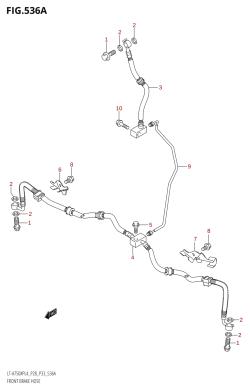 536A - FRONT BRAKE HOSE