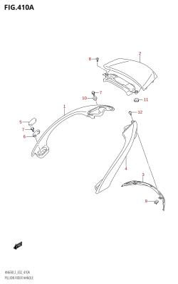 410A - PILLION RIDER HANDLE (AN650:L3:E02)