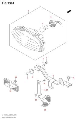 339A - REAR COMBINATION LAMP (LT-A750X:L2:P28)