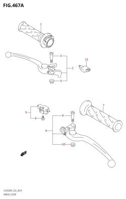 467A - HANDLE LEVER
